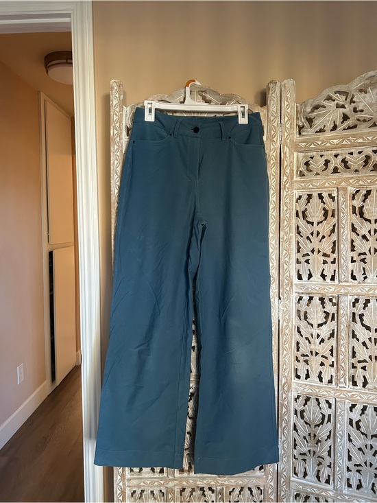 lululemon athletica Pants - Lululemon City Sleek 5 Pocket High Rise Wide-Leg Pant Full Length | Utility Blue